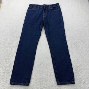 Peter Manning New York Slim Fit Dark Wash Jeans Mens 32x30 Cotton